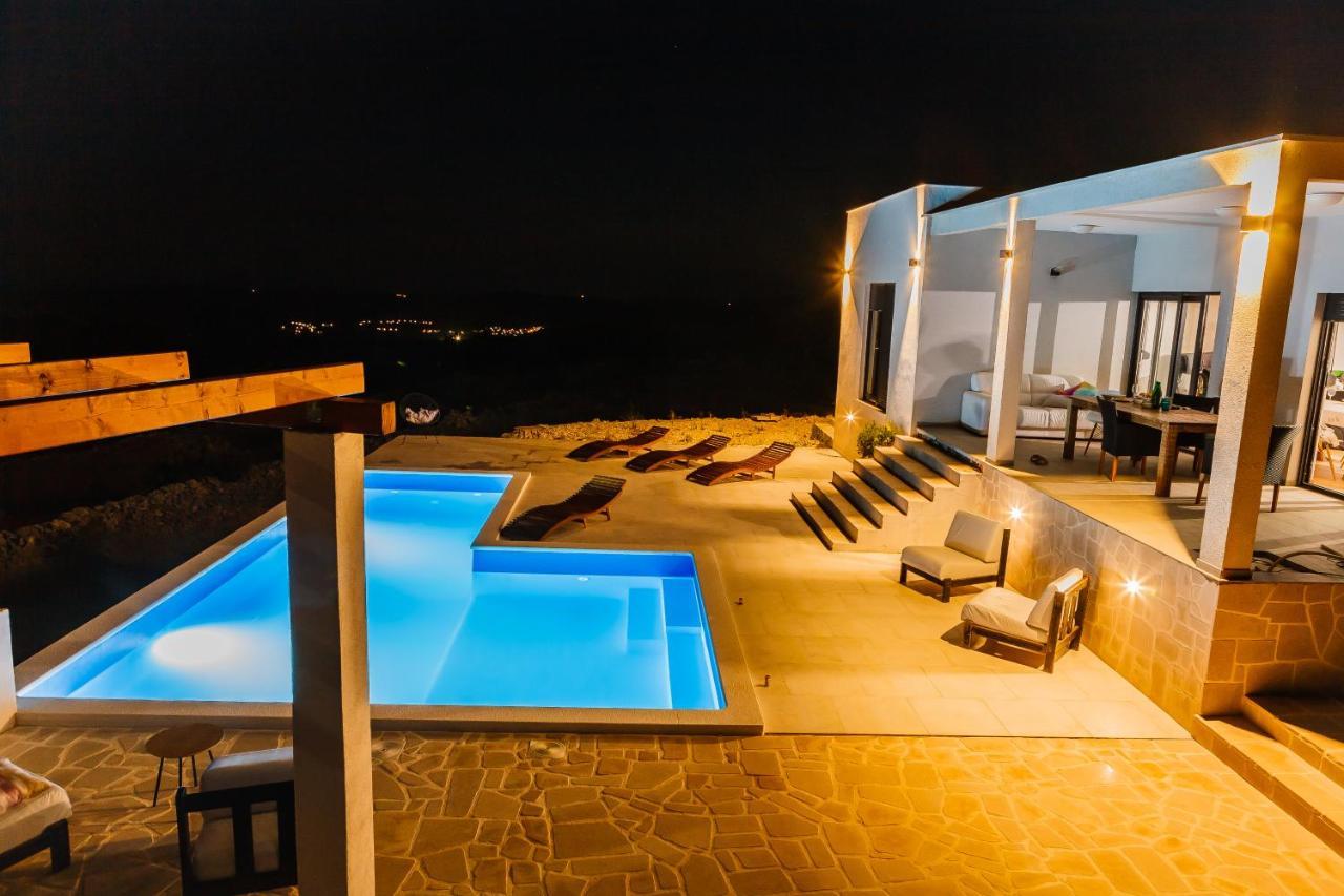 Villa Zlatno Sunce In The Hills Near Trogir Vrsine Exteriör bild